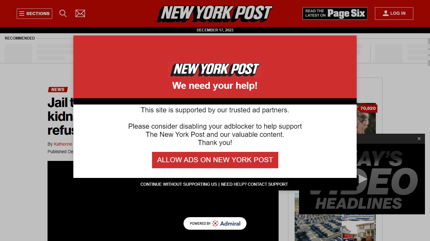 Inmate transport driver charged with kidnapping for refusing to hand ...